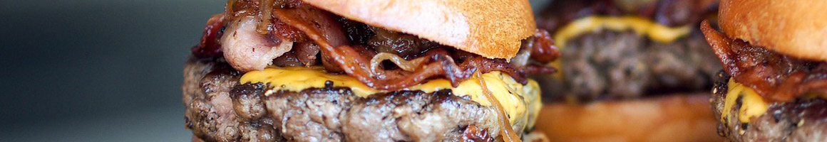 Eating Burger Korean at LA Burger restaurant in Irving, TX.